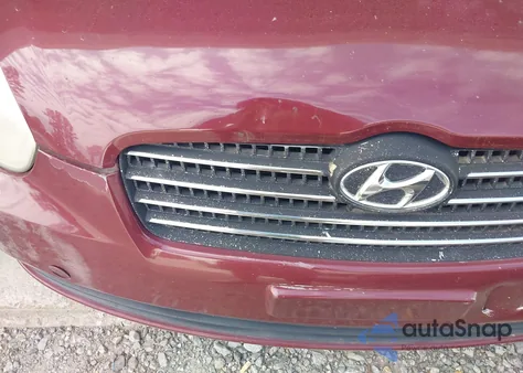 2008 Hyundai Accent Gls from USA, damaged, VIN KMHCN46C88U167407